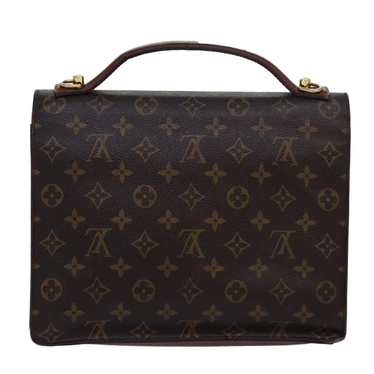 LOUIS VUITTON Monogram Monceau 28 Hand Bag 2way M51185 LV Auth 83308