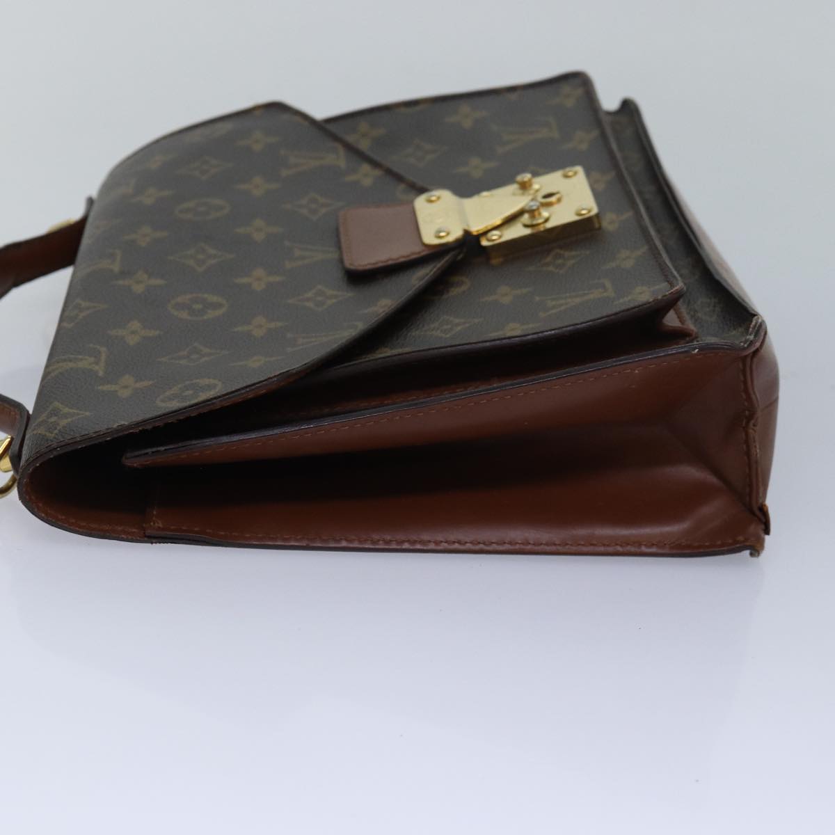 LOUIS VUITTON Monogram Monceau 28 Hand Bag 2way M51185 LV Auth 83308