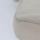 BALLY Shoulder Bag Leather White Auth 83312-16