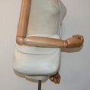 BALLY Shoulder Bag Leather White Auth 83312-25