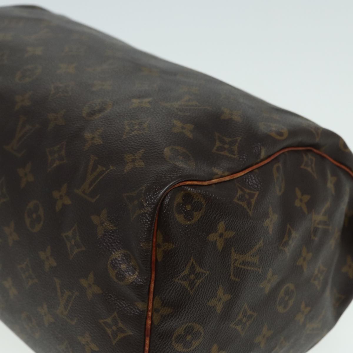 LOUIS VUITTON Monogram Speedy 35 Hand Bag M41524 LV Auth 83321