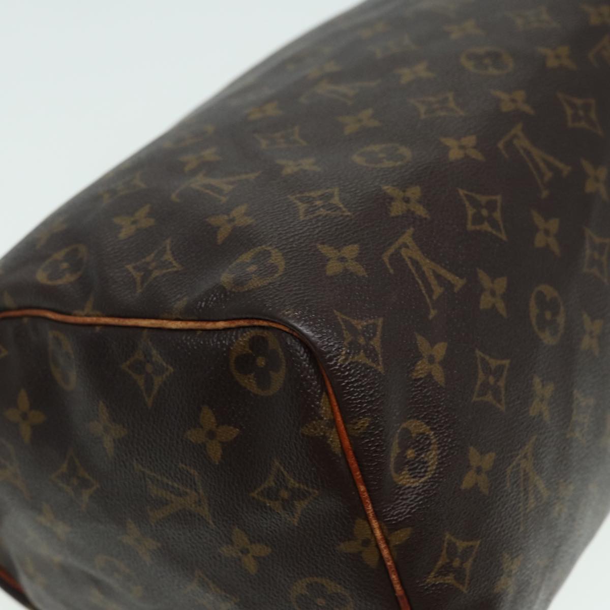 LOUIS VUITTON Monogram Speedy 35 Hand Bag M41524 LV Auth 83321