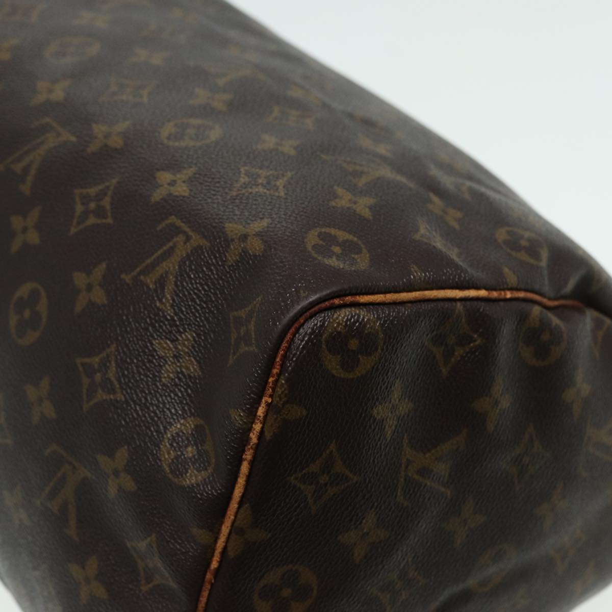 LOUIS VUITTON Monogram Speedy 35 Hand Bag M41524 LV Auth 83321