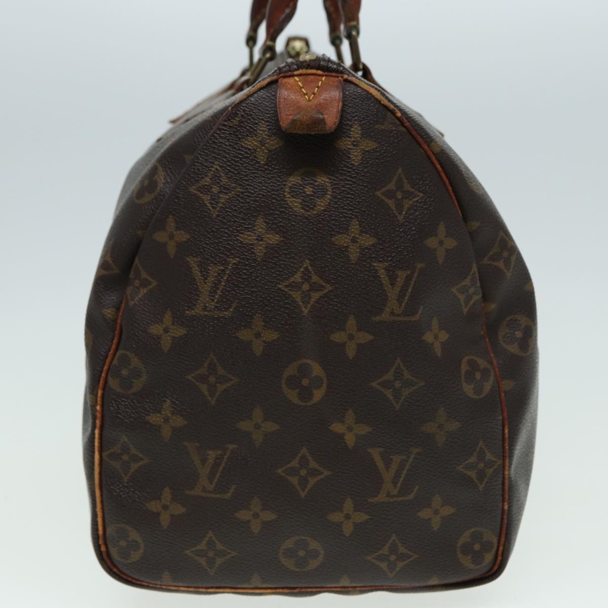 LOUIS VUITTON Monogram Speedy 35 Hand Bag M41524 LV Auth 83321