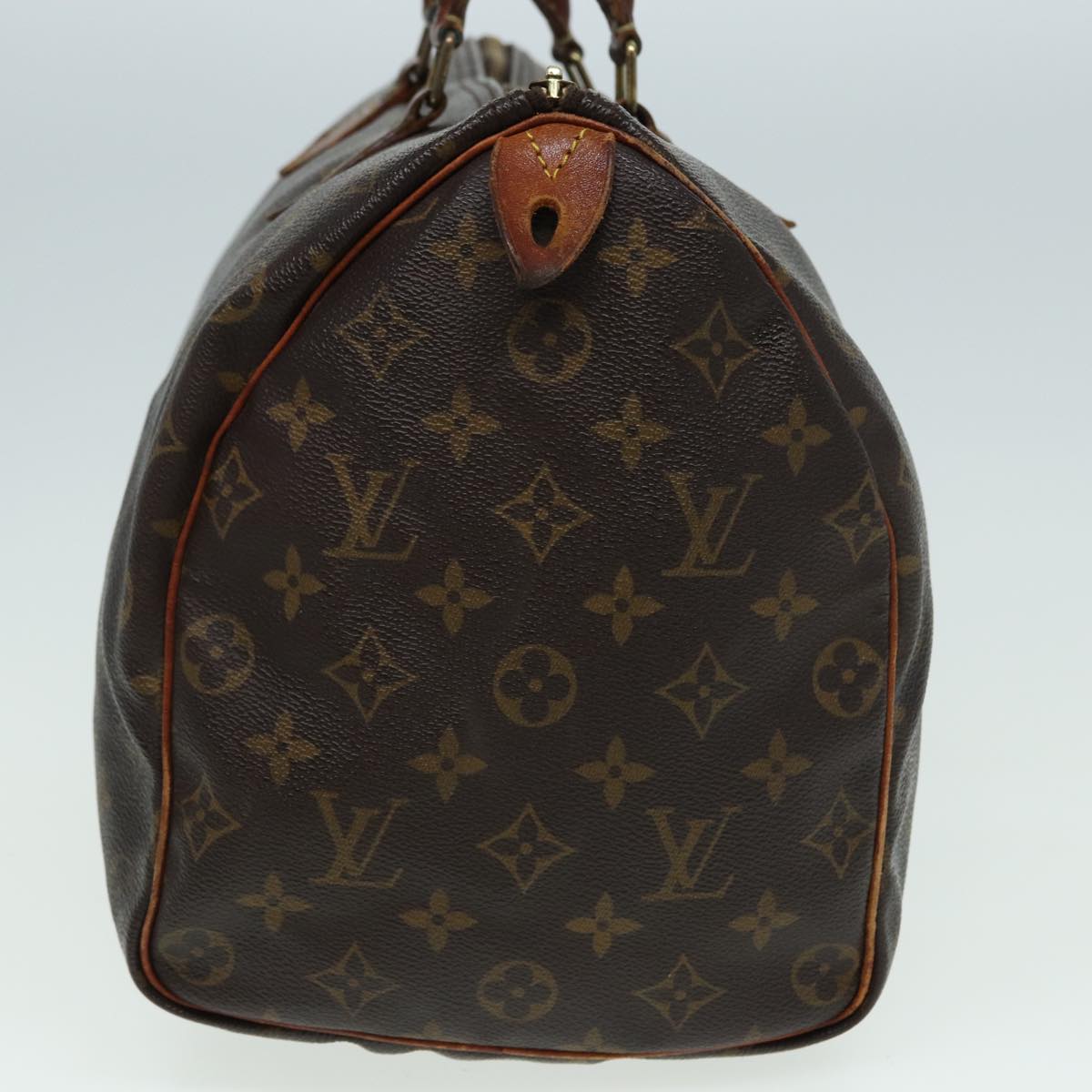 LOUIS VUITTON Monogram Speedy 35 Hand Bag M41524 LV Auth 83321