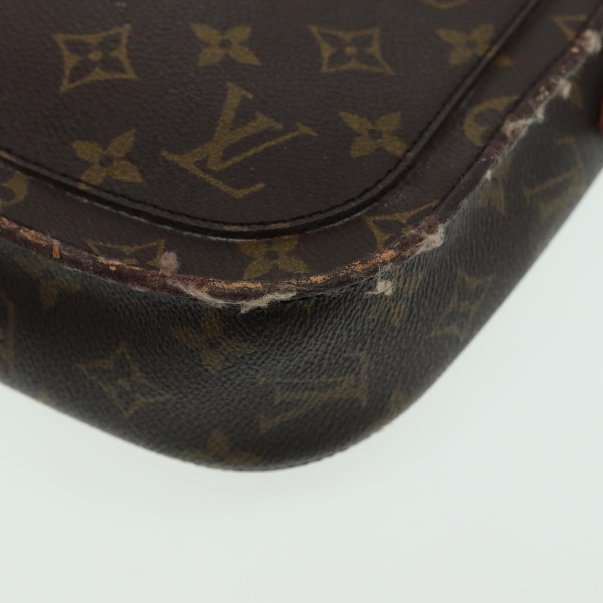 LOUIS VUITTON Monogram Saint Cloud GM Shoulder Bag M51242 LV Auth 83336