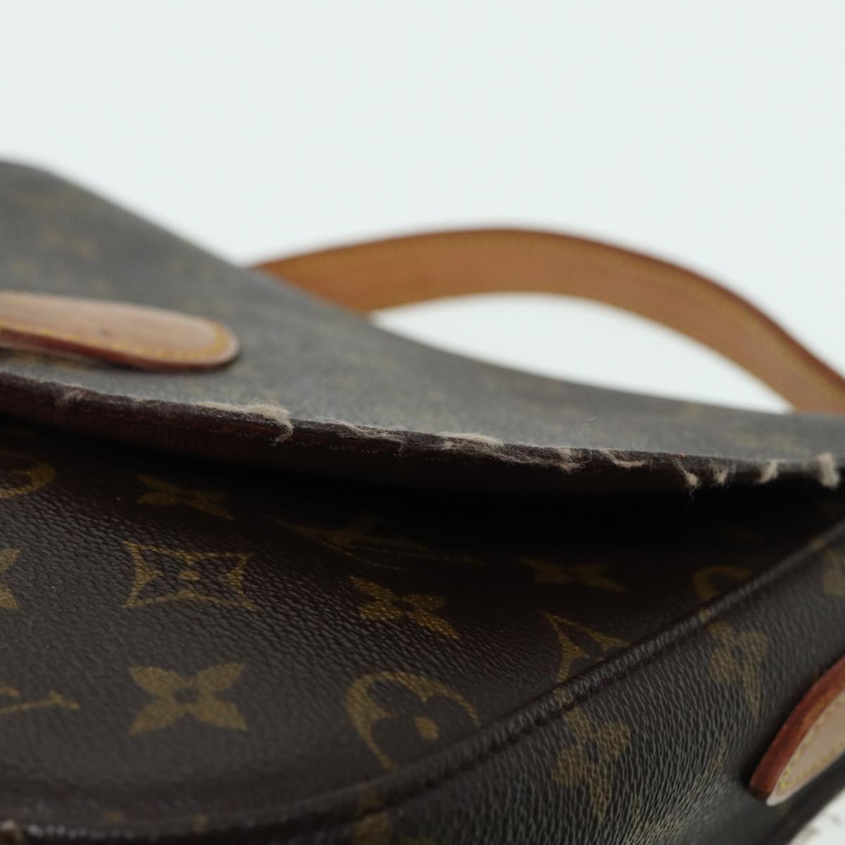 LOUIS VUITTON Monogram Saint Cloud GM Shoulder Bag M51242 LV Auth 83336