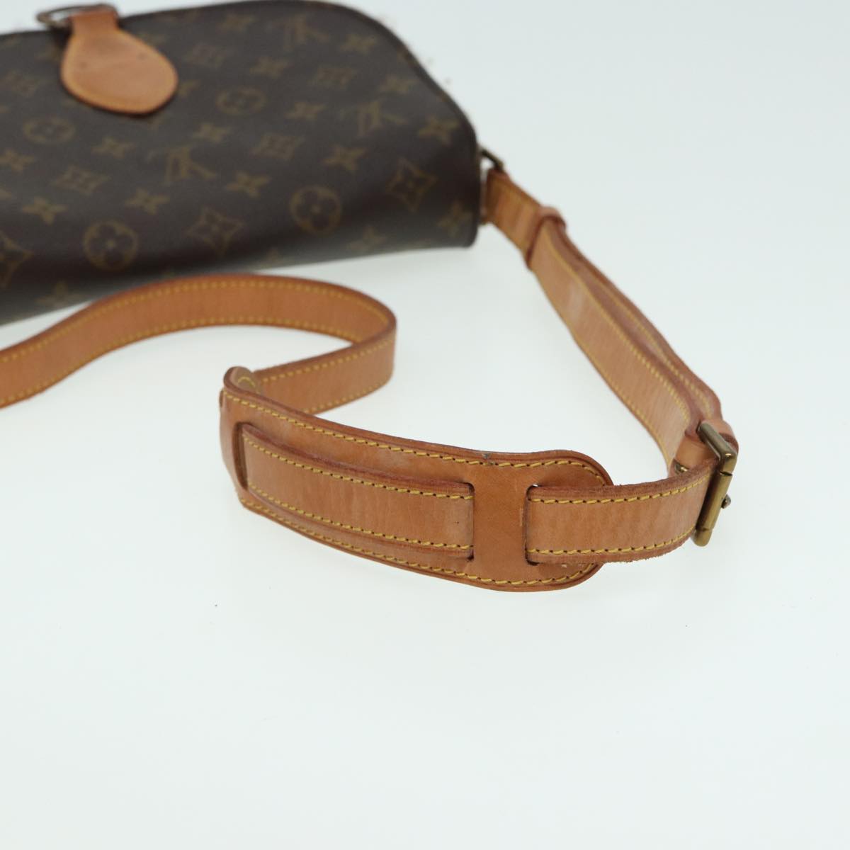 LOUIS VUITTON Monogram Saint Cloud GM Shoulder Bag M51242 LV Auth 83336