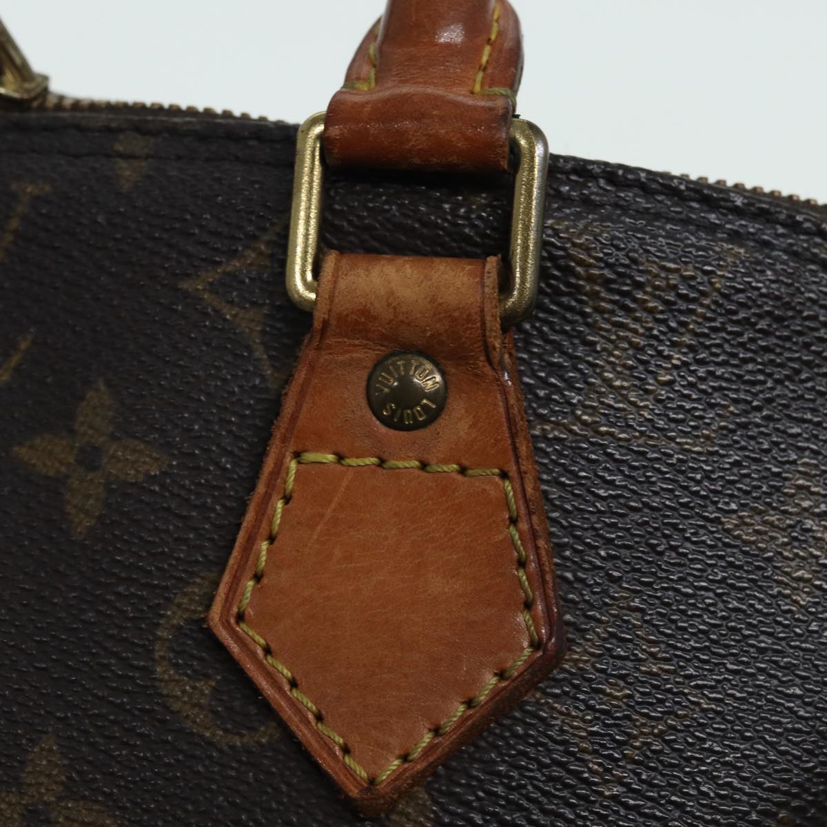 LOUIS VUITTON Monogram Alma Hand Bag M51130 LV Auth 83337