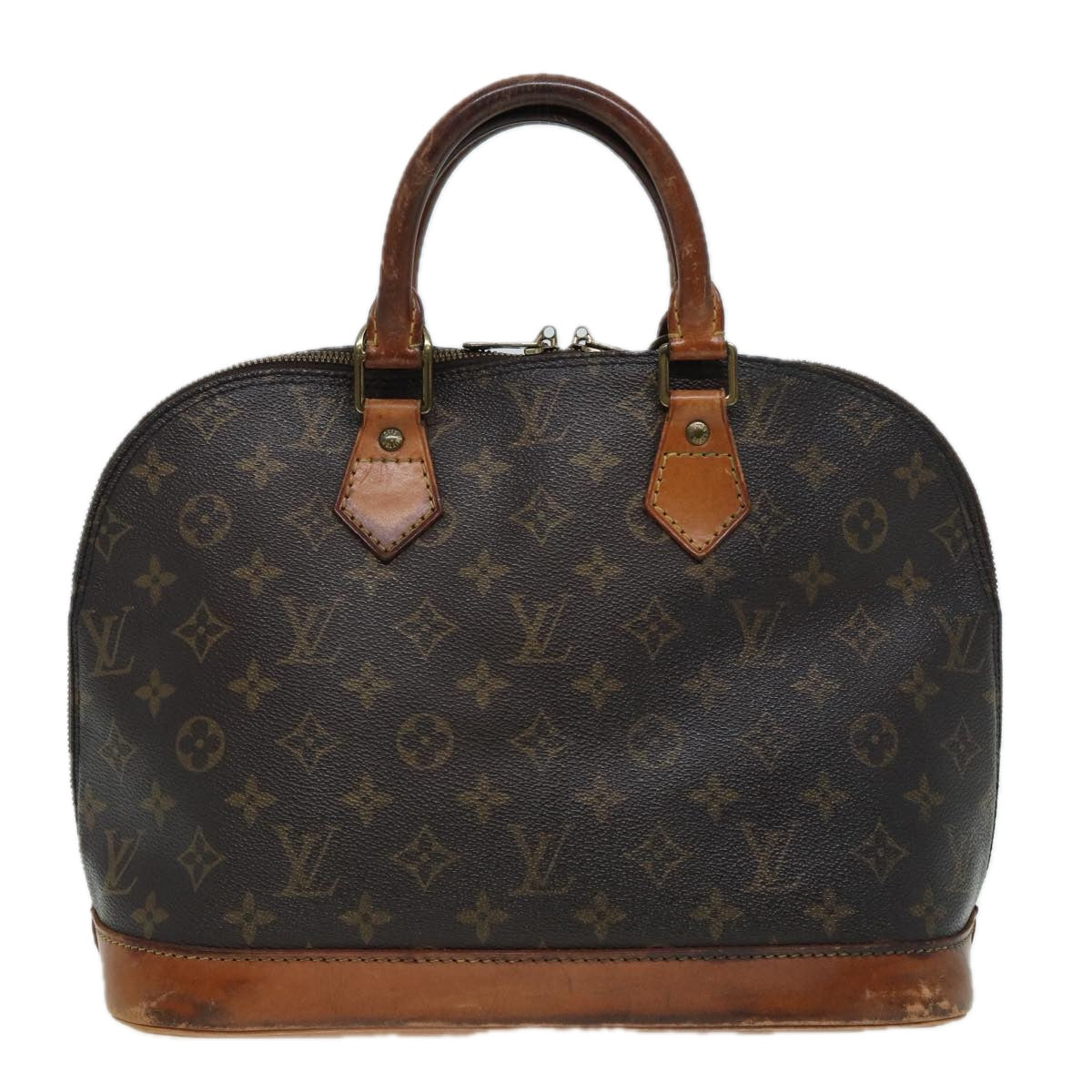 LOUIS VUITTON Monogram Alma Hand Bag M51130 LV Auth 83337