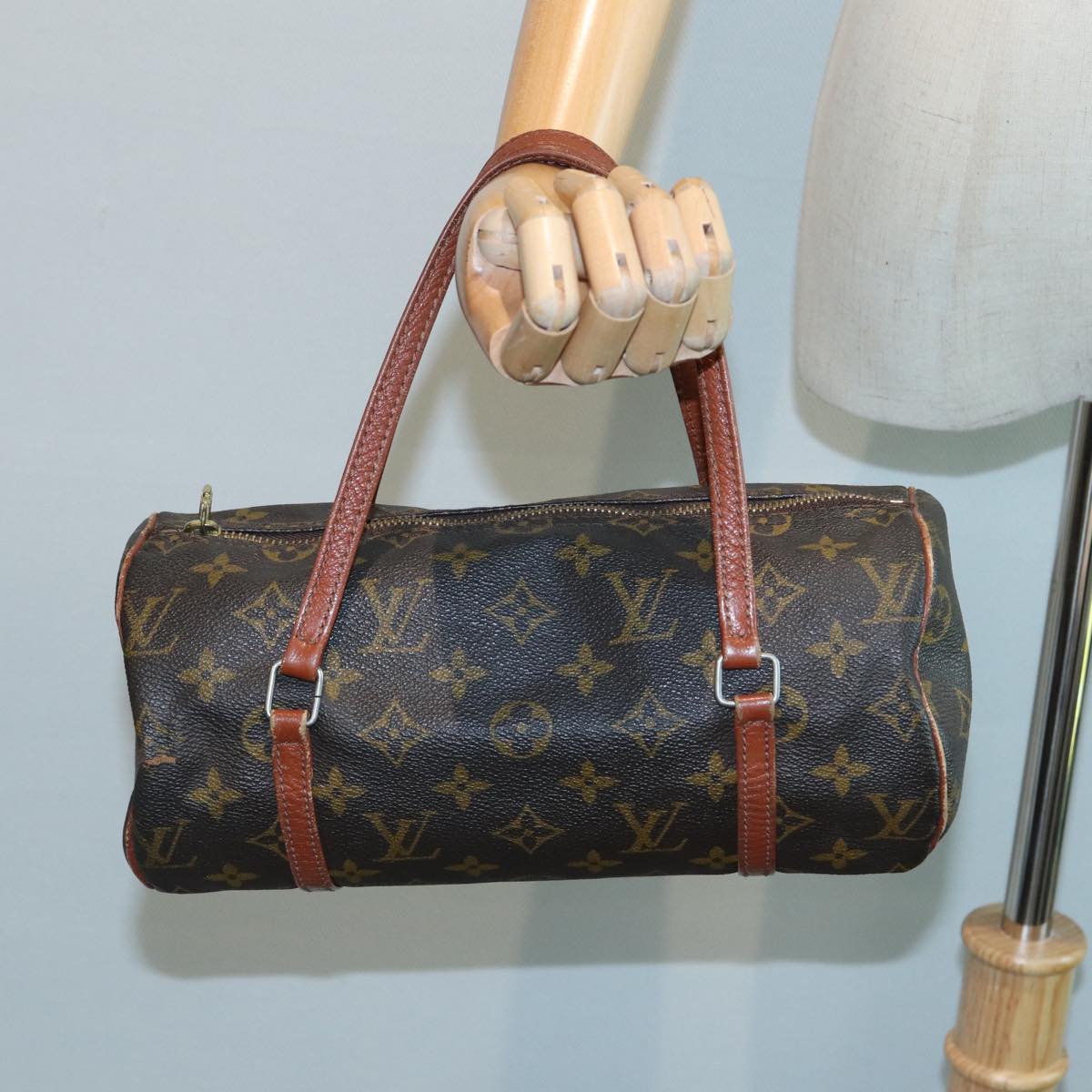 LOUIS VUITTON Monogram Papillon 26 Hand Bag Vintage M51386 LV Auth 83338