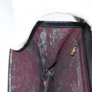 CHANEL Matelasse Ketten-Schultertasche Lammleder Schwarz CC Auth 83342-10