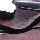 CHANEL Matelasse Ketten-Schultertasche Lammleder Schwarz CC Auth 83342-12