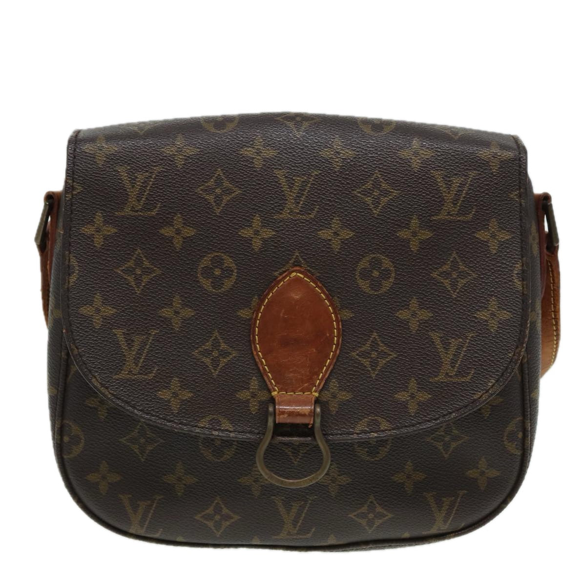 LOUIS VUITTON Monogram Saint Cloud GM Shoulder Bag M51242 LV Auth 83350