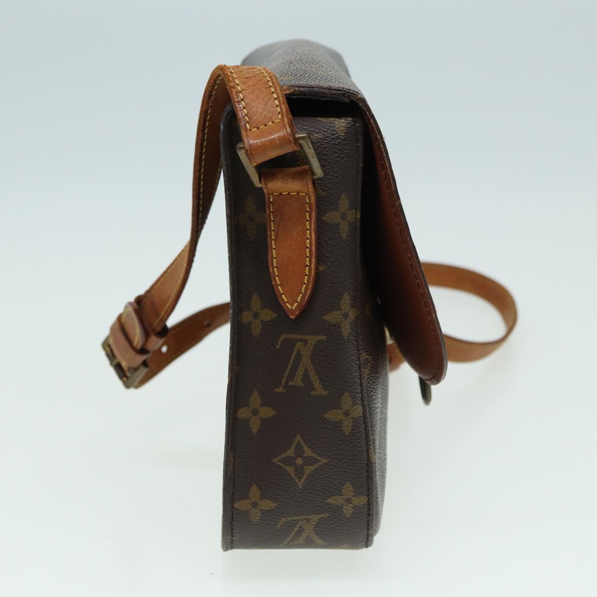 LOUIS VUITTON Monogram Saint Cloud GM Shoulder Bag M51242 LV Auth 83350