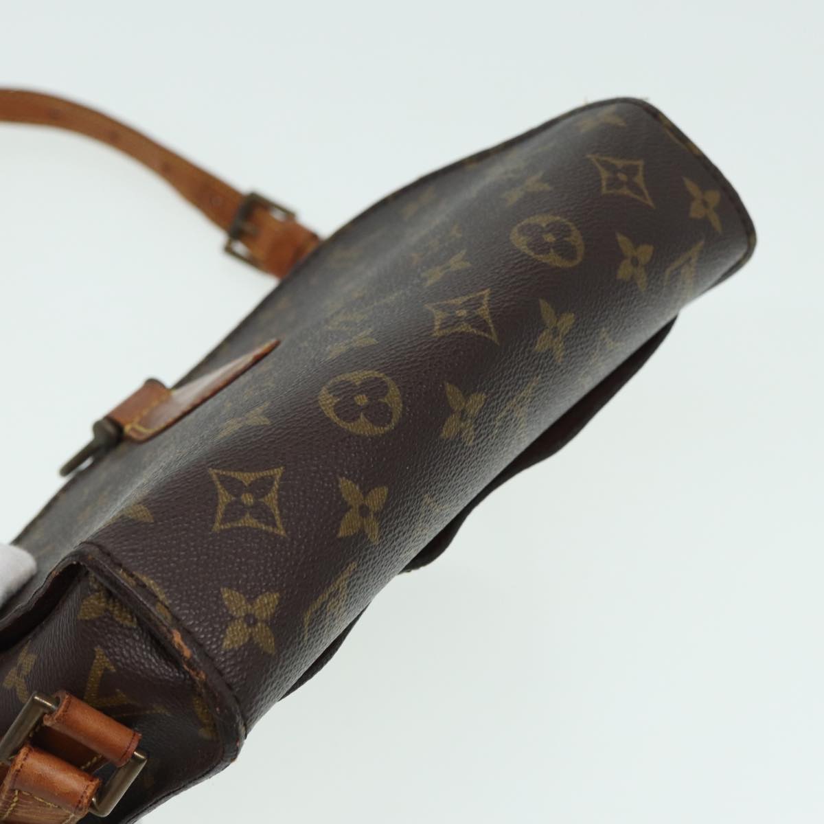 LOUIS VUITTON Monogram Saint Cloud GM Shoulder Bag M51242 LV Auth 83350