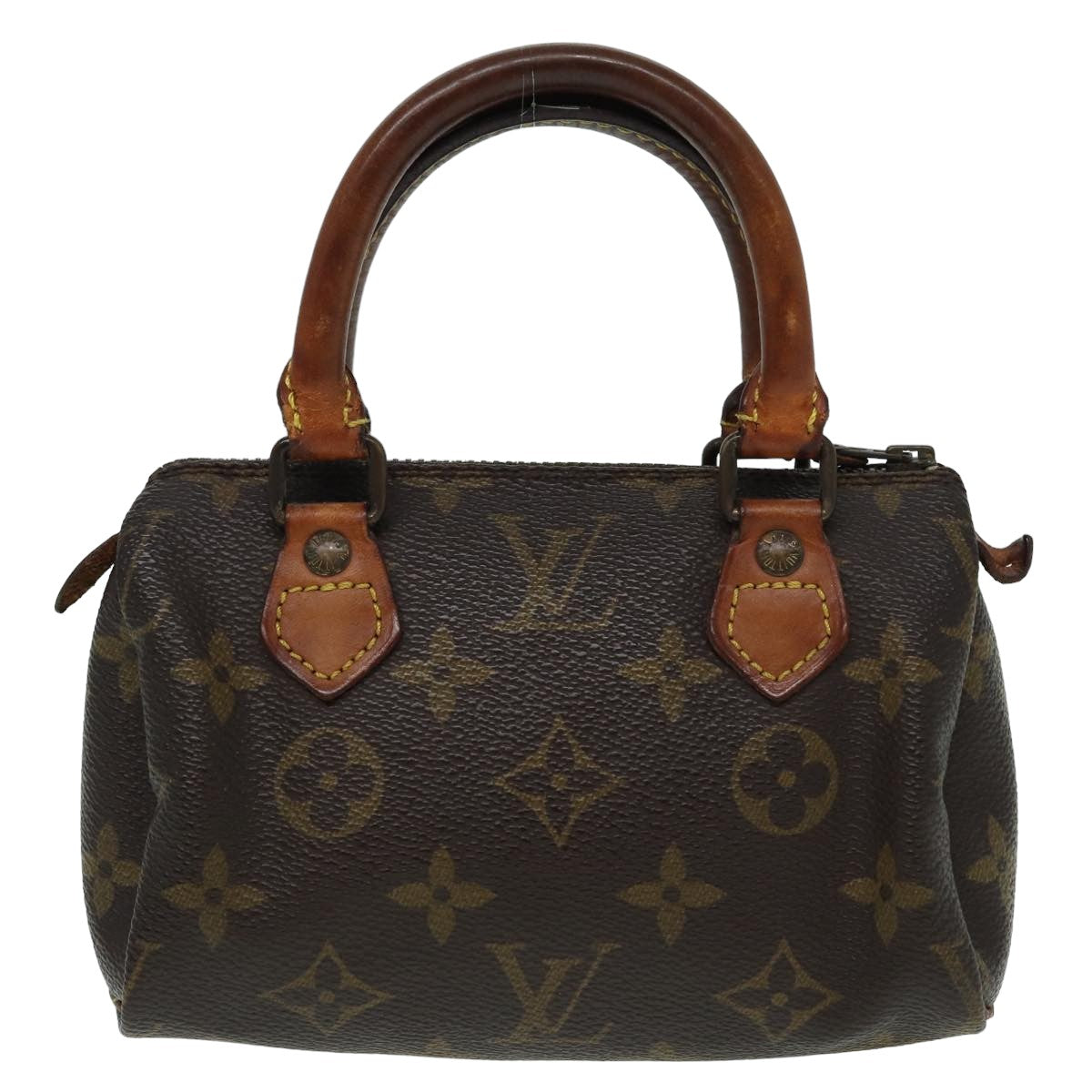 LOUIS VUITTON Monogram Mini Speedy Hand Bag Vintage M41534 LV Auth 83353