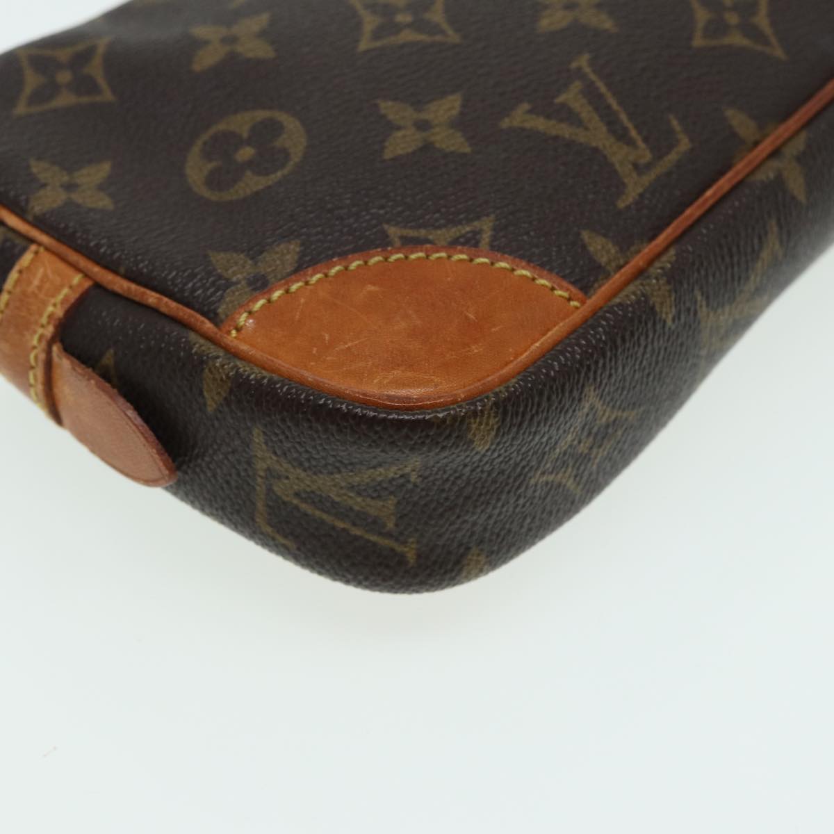 LOUIS VUITTON Monogram Marly Dragonne PM Clutch Bag M51827 LV Auth 83370