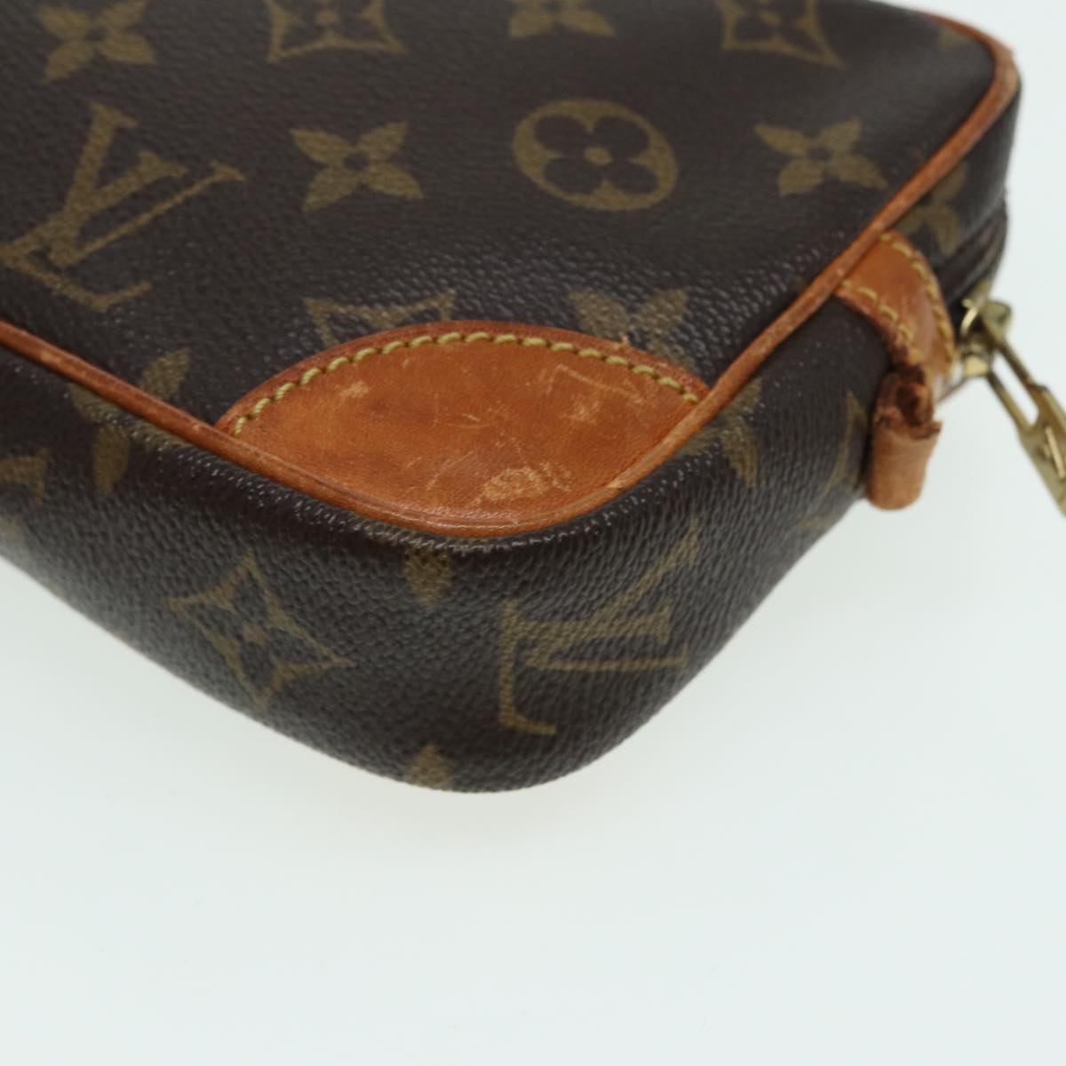 LOUIS VUITTON Monogram Marly Dragonne PM Clutch Bag M51827 LV Auth 83370