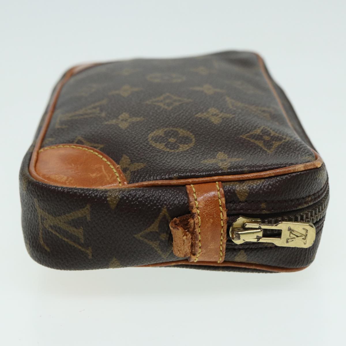 LOUIS VUITTON Monogram Marly Dragonne PM Clutch Bag M51827 LV Auth 83370