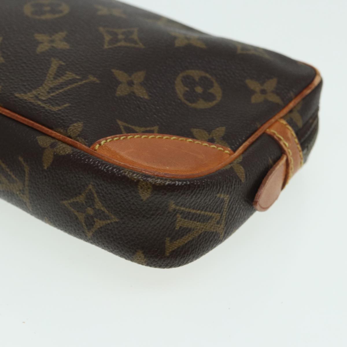 LOUIS VUITTON Monogram Marly Dragonne PM Clutch Bag M51827 LV Auth 83370