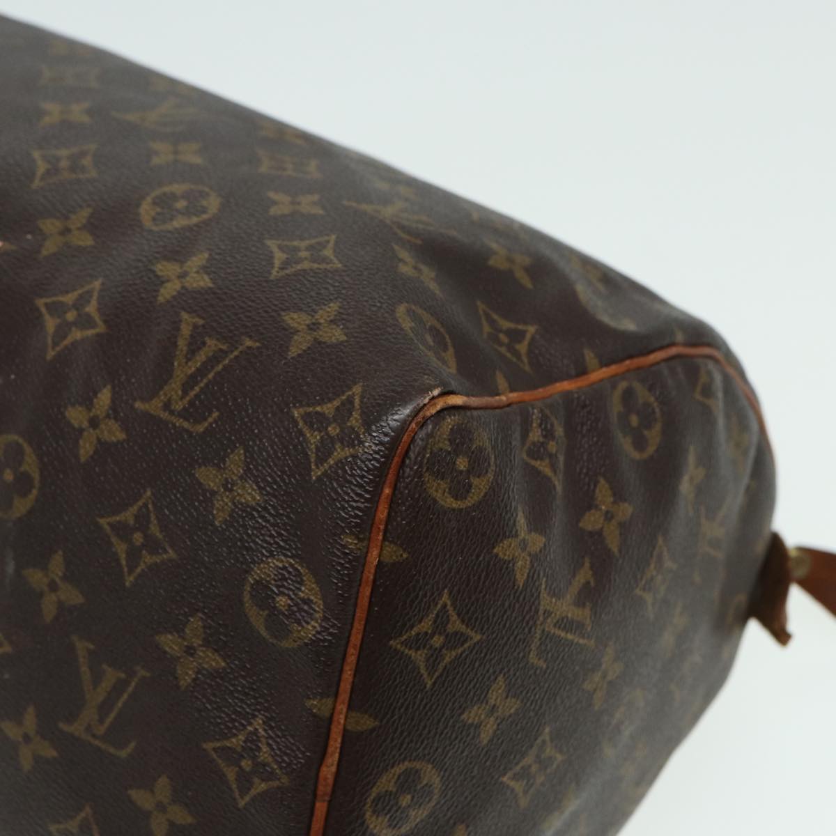 LOUIS VUITTON Monogram Speedy 35 Hand Bag M41524 LV Auth 83376