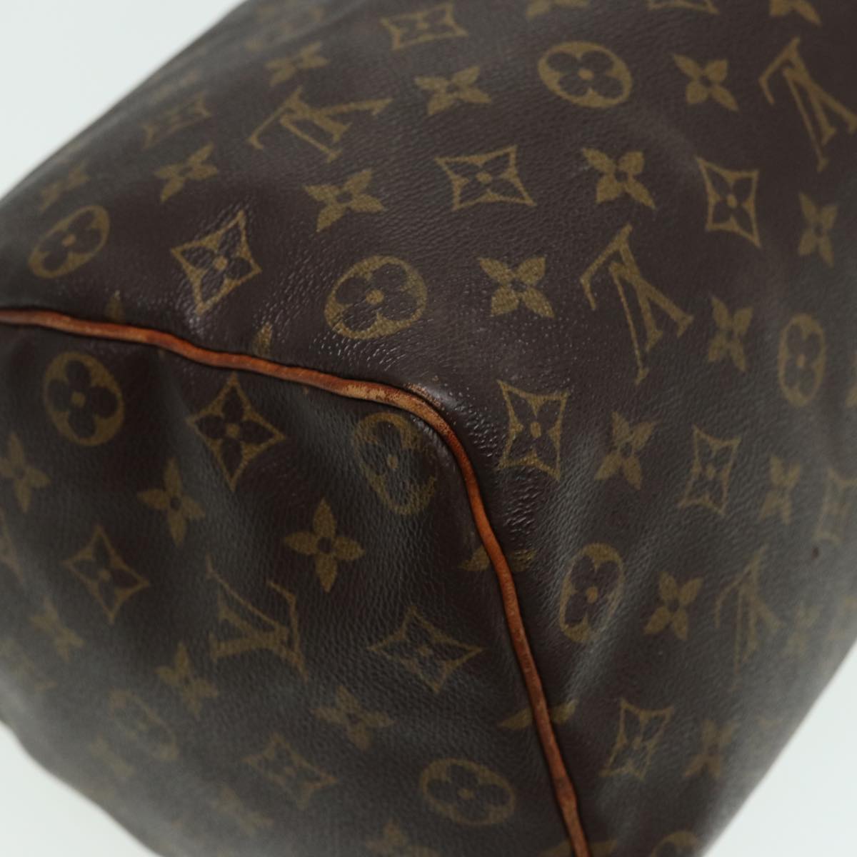 LOUIS VUITTON Monogram Speedy 35 Hand Bag M41524 LV Auth 83376