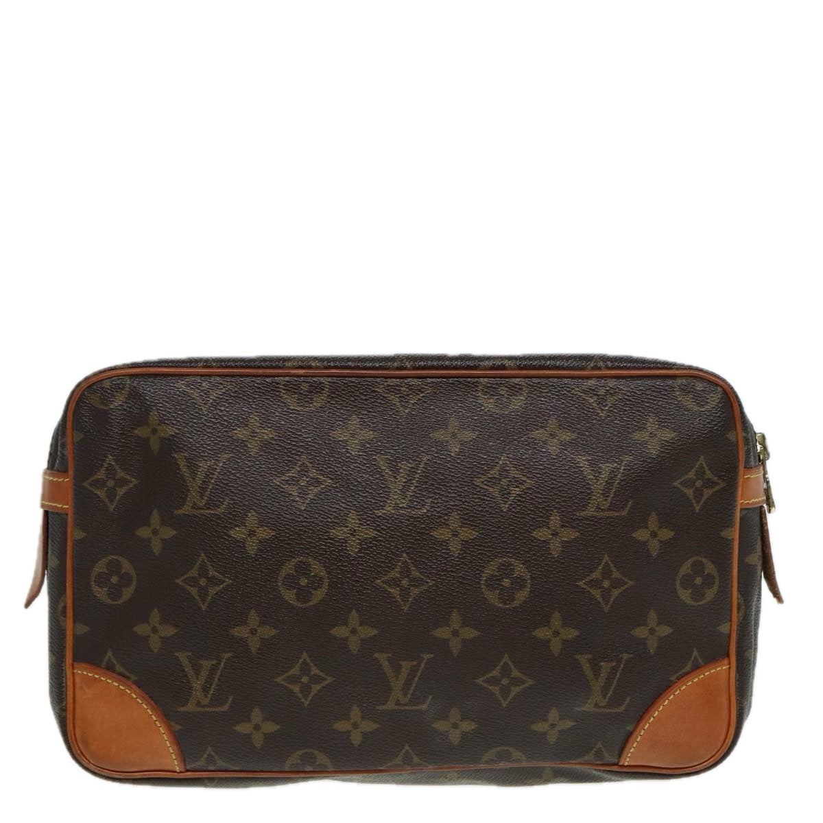 LOUIS VUITTON Monogram Compiegne 28 Clutch Bag M51845 LV Auth 83378 - 0