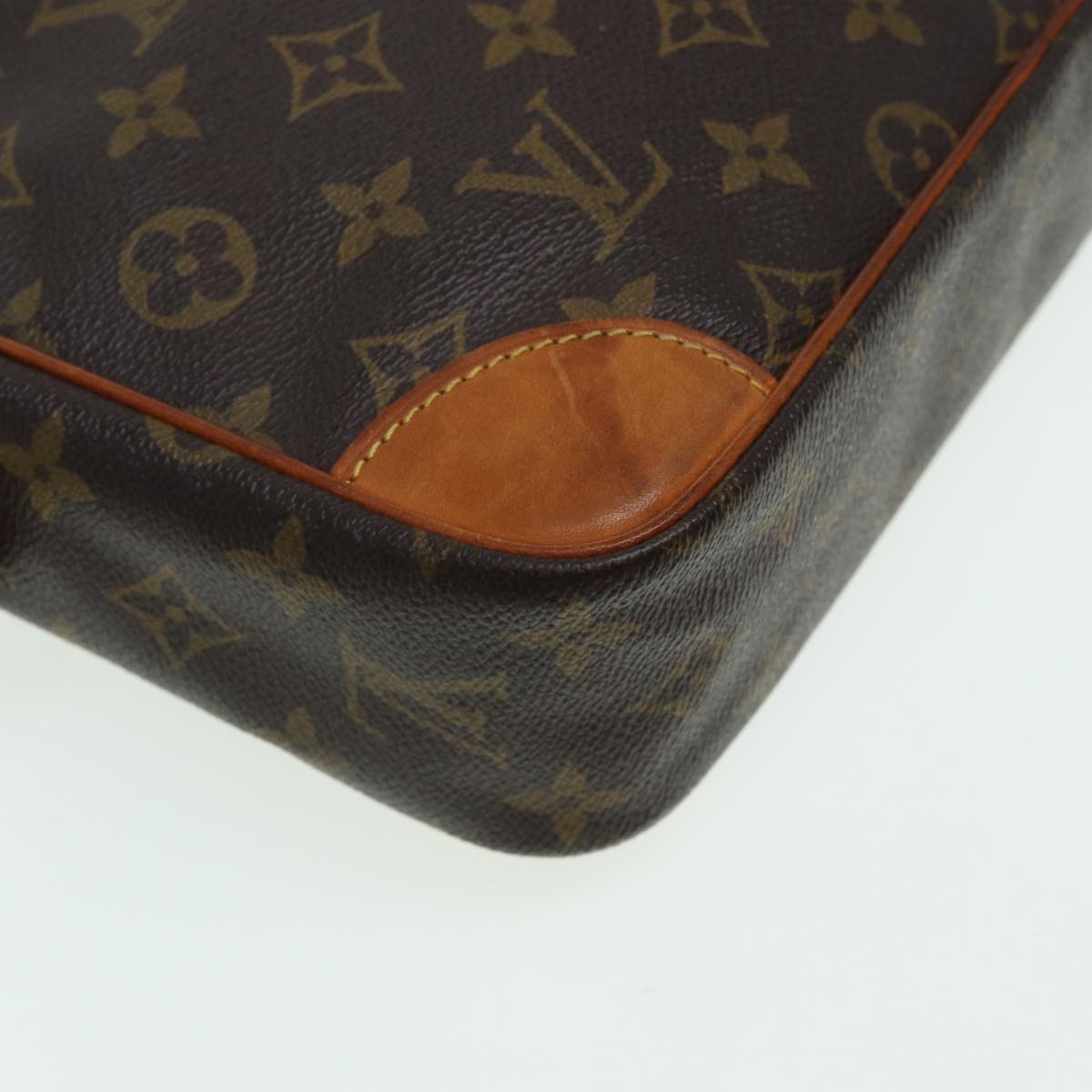 LOUIS VUITTON Monogram Compiegne 28 Clutch Bag M51845 LV Auth 83388