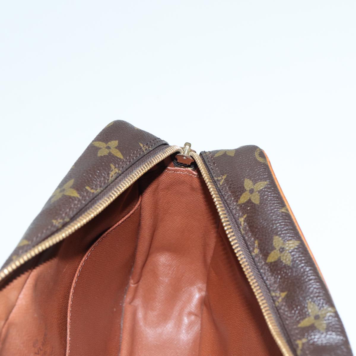 LOUIS VUITTON Monogram Compiegne 28 Clutch Bag M51845 LV Auth 83388