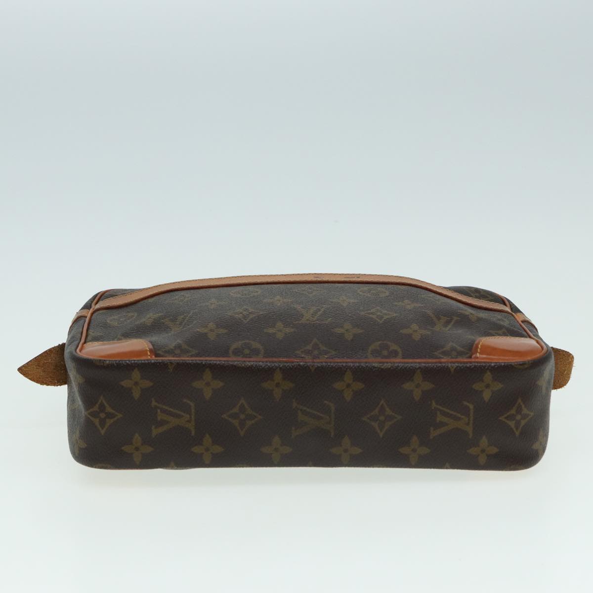 LOUIS VUITTON Monogram Compiegne 28 Clutch Bag M51845 LV Auth 83388