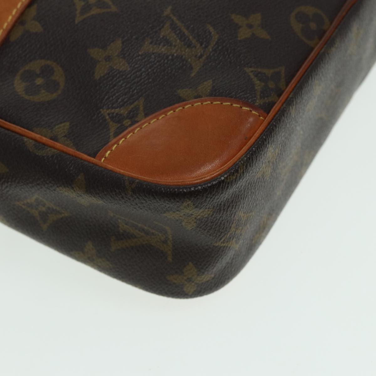 LOUIS VUITTON Monogram Compiegne 28 Clutch Bag M51845 LV Auth 83388