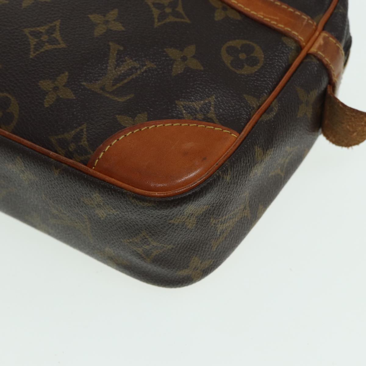 LOUIS VUITTON Monogram Compiegne 28 Clutch Bag M51845 LV Auth 83388