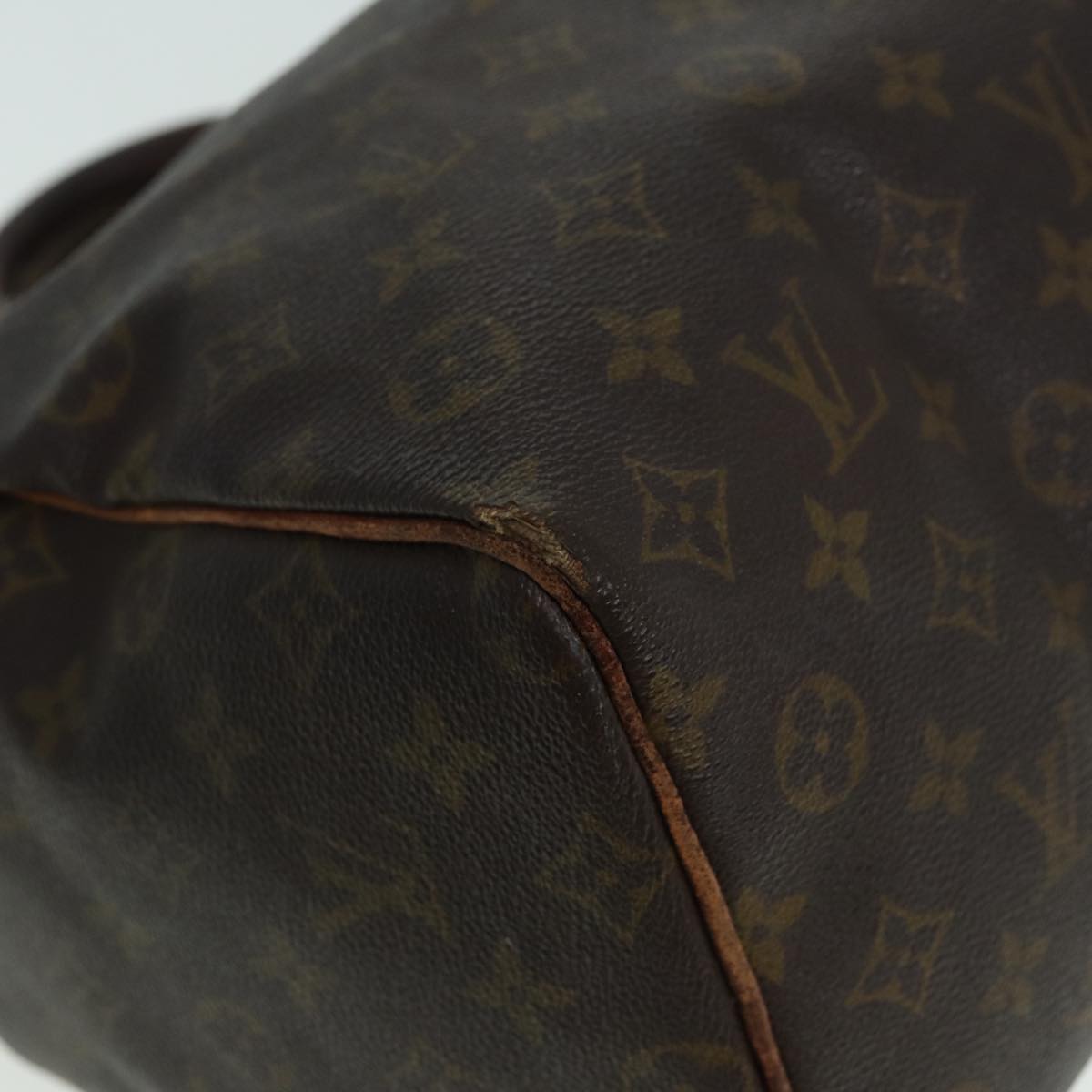 LOUIS VUITTON Monogram Speedy 35 Hand Bag M41524 LV Auth 83394