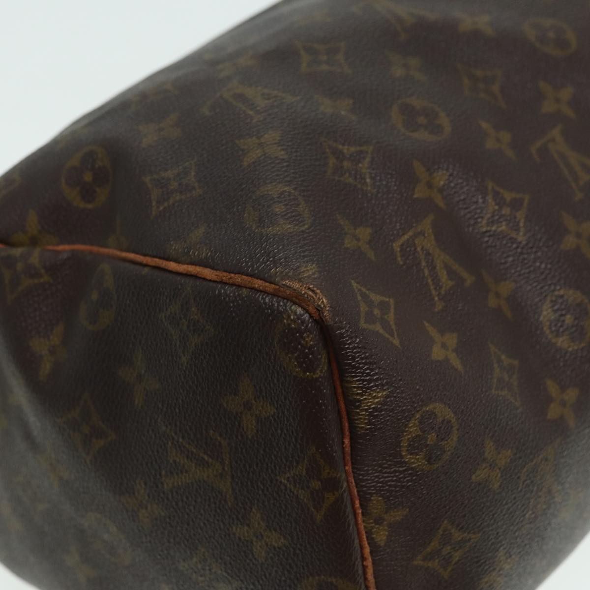 LOUIS VUITTON Monogram Speedy 35 Hand Bag M41524 LV Auth 83394