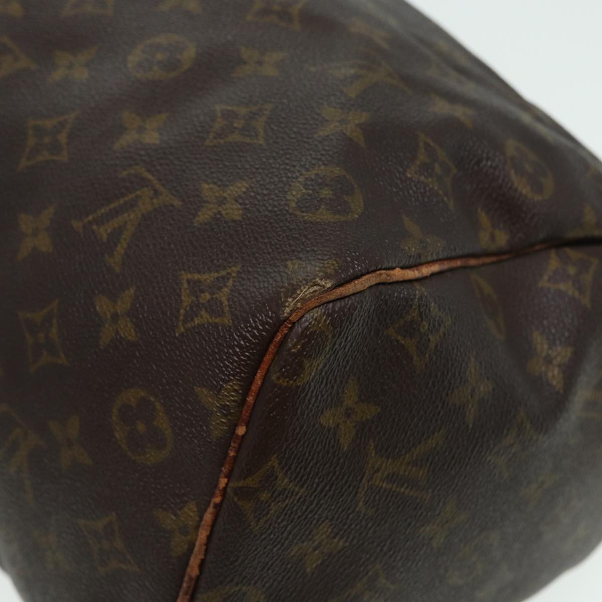 LOUIS VUITTON Monogram Speedy 35 Hand Bag M41524 LV Auth 83394