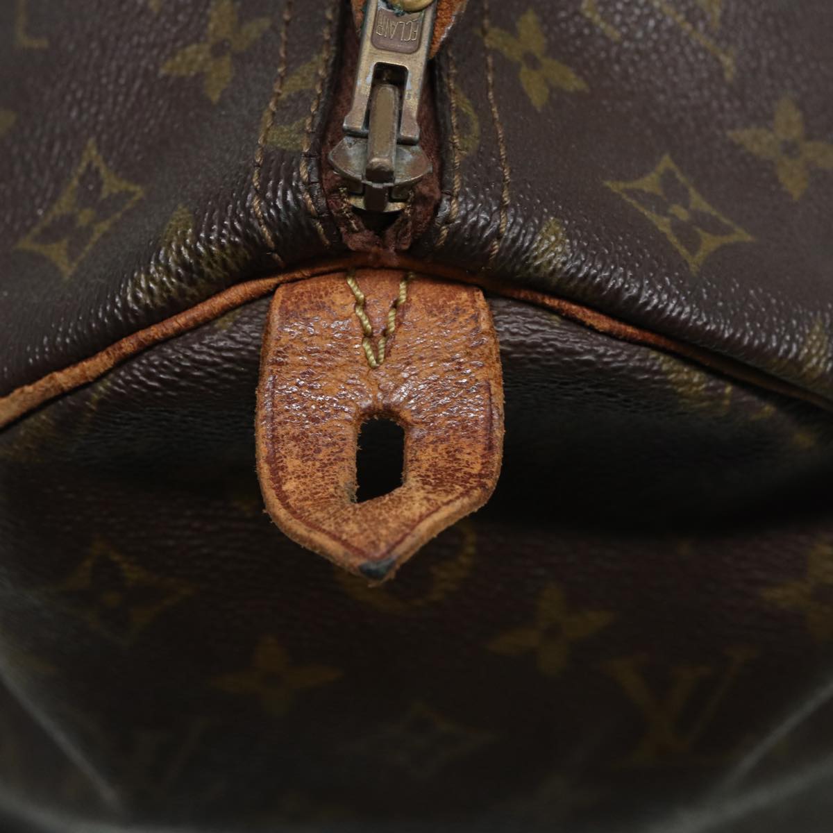 LOUIS VUITTON Monogram Speedy 35 Hand Bag M41524 LV Auth 83394