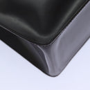 CHANEL COCO Mark Hand Bag Enamel Brown CC Auth 83416-14