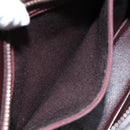 CHANEL COCO Mark Hand Bag Enamel Brown CC Auth 83416-20