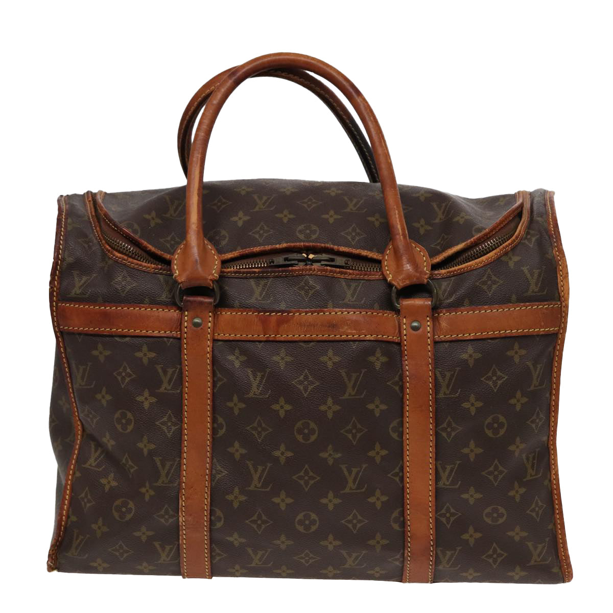 LOUIS VUITTON Monogram Sac Shan 45 Pet Carry Vintage M42024 LV Auth 83438 - 0