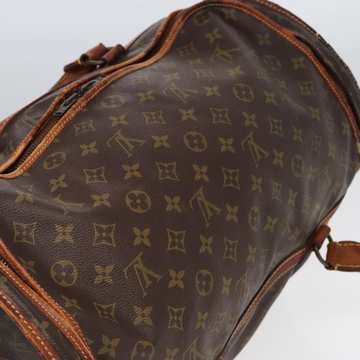 LOUIS VUITTON Monogram Sac Shan 45 Pet Carry Vintage M42024 LV Auth 83438