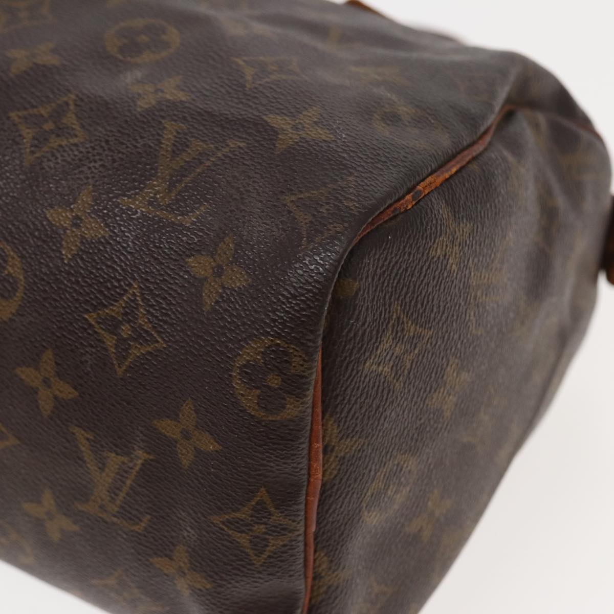 LOUIS VUITTON Monogram Speedy 25 Hand Bag M41528 LV Auth 83442