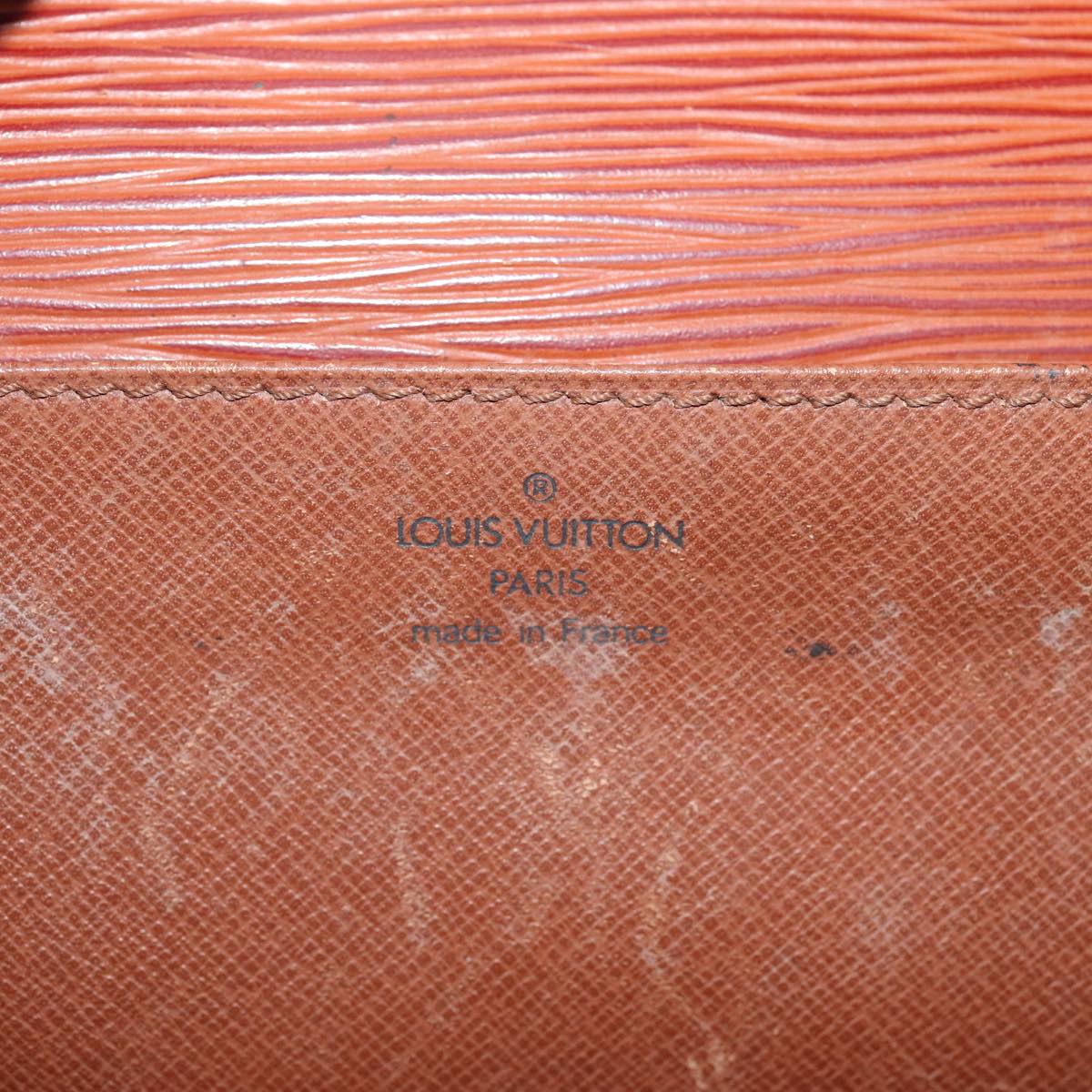 LOUIS VUITTON Epi Serviette Conseiller Briefcase Brown M54423 LV Auth 83460