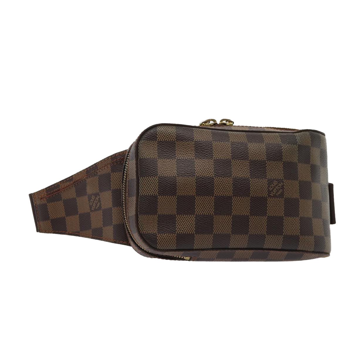 LOUIS VUITTON Damier Ebene Geronimos Shoulder Bag N51994 LV Auth 83464