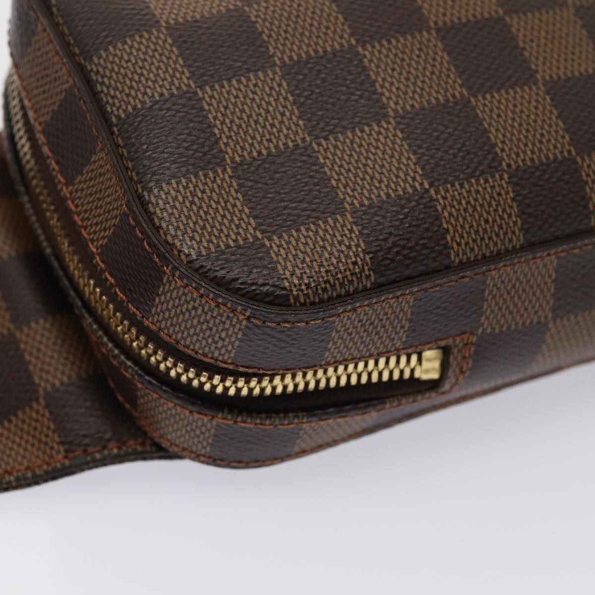 LOUIS VUITTON Damier Ebene Geronimos Shoulder Bag N51994 LV Auth 83464