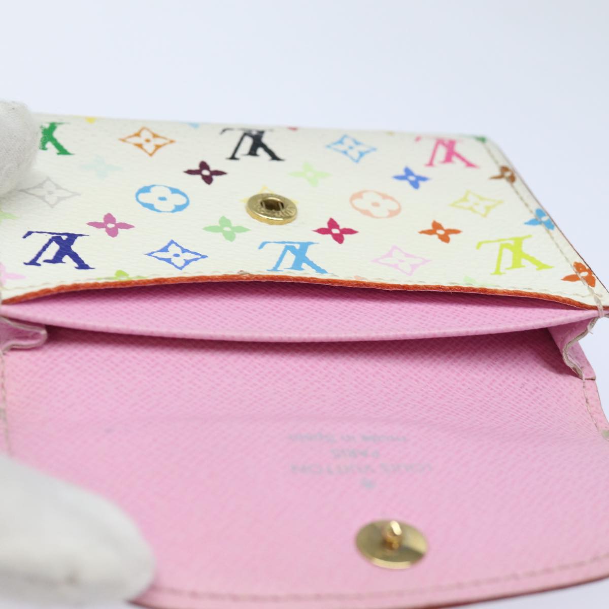 LOUIS VUITTON Monogram Multicolor Anvelop Cult De Vuitto M66557 LV Auth 83465