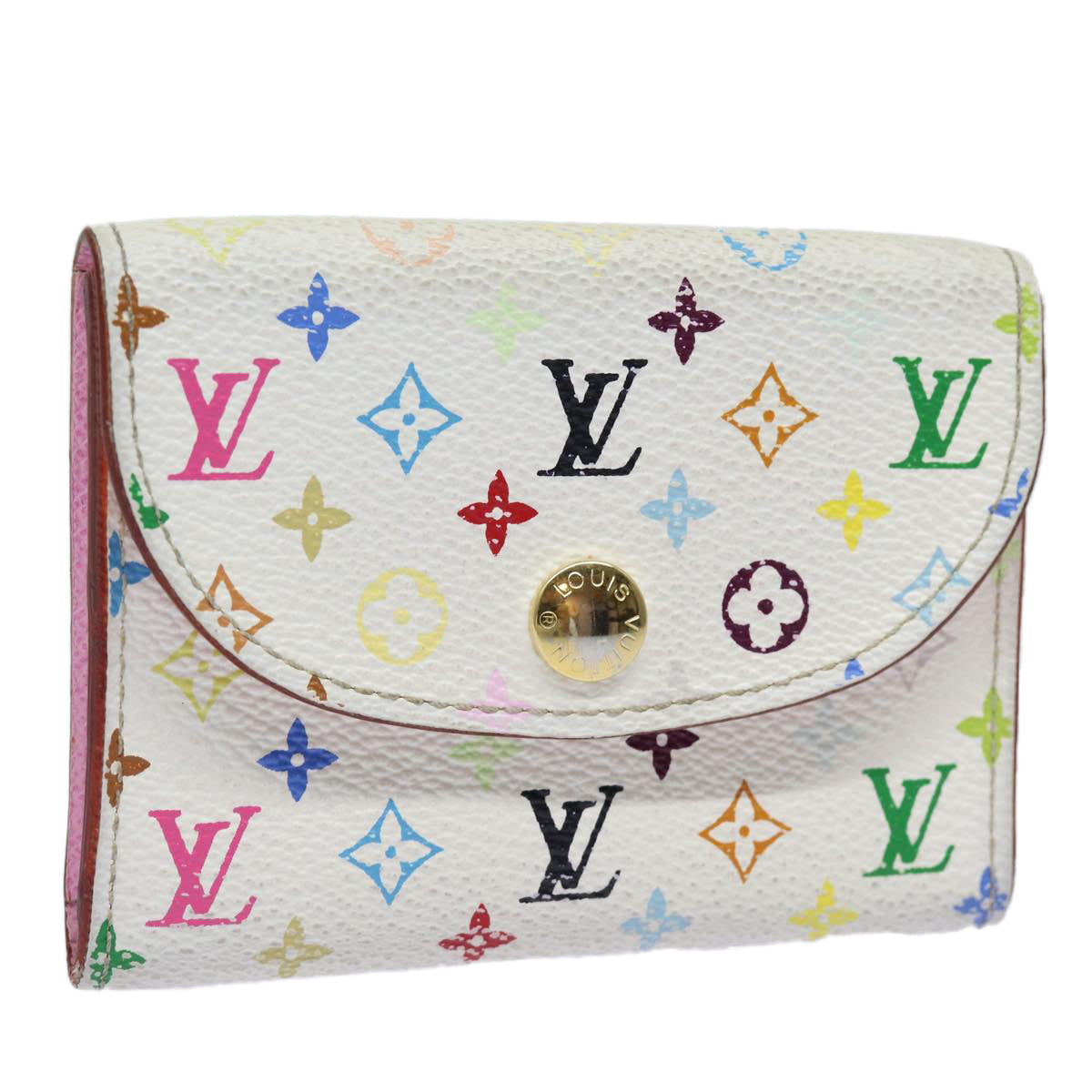 LOUIS VUITTON Monogram Multicolor Anvelop Cult De Vuitto M66557 LV Auth 83465