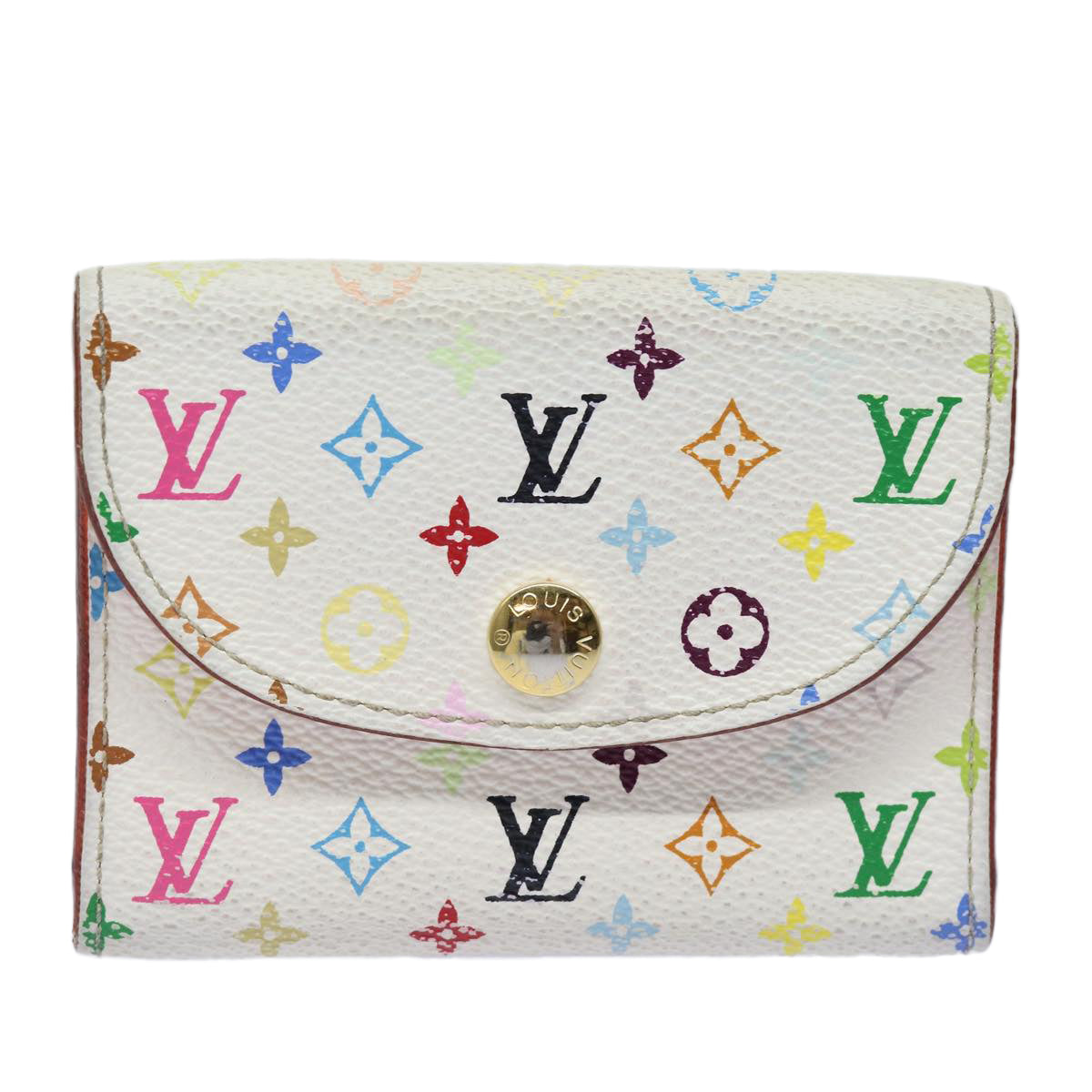 LOUIS VUITTON Monogram Multicolor Anvelop Cult De Vuitto M66557 LV Auth 83465