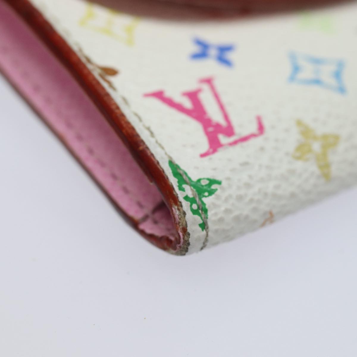 LOUIS VUITTON Monogram Multicolor Anvelop Cult De Vuitto M66557 LV Auth 83465