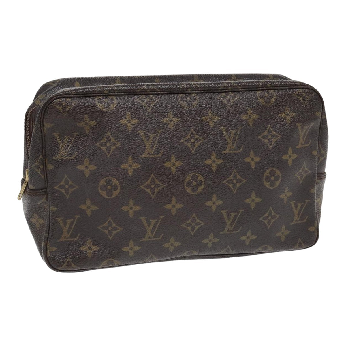 LOUIS VUITTON Monogram Trousse Toilette 28 Clutch Bag M47522 LV Auth 83468